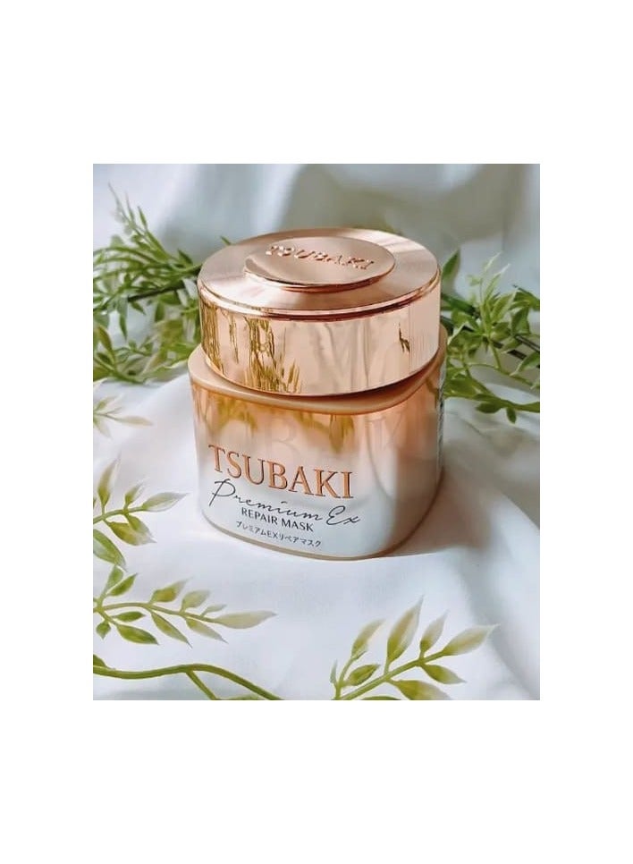 تسوكابي ماسك شيسيدو تسوباكي بريميوم EX الياباني لإصلاح الشعر التالف - Image 2