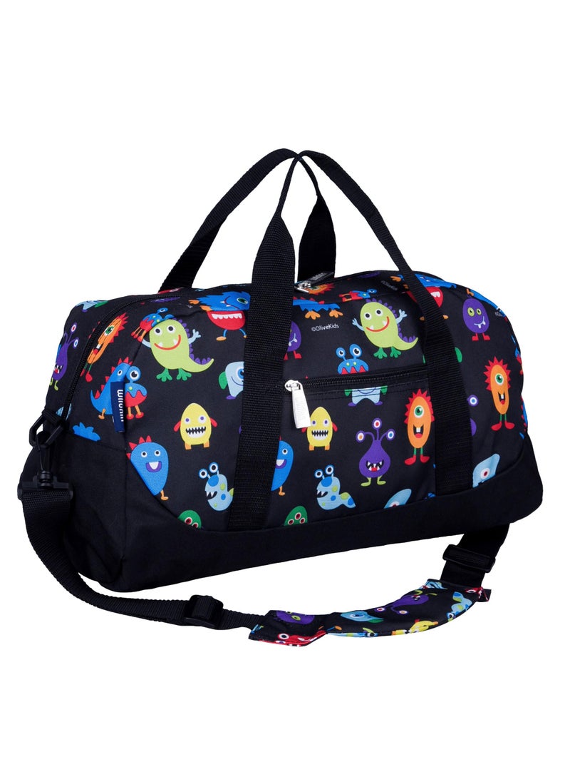 Wildkin Wildkin Kids Overnighter Duffel Bag  CarryOn Size Ideal for School  Sleepovers  Monsters 