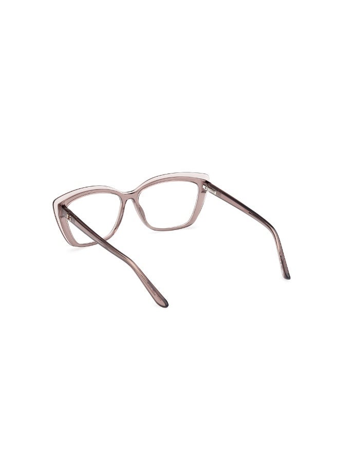 GUESS Gu2977 Square Acetate Frames For Women Size 55, Shiny Beige - Image 3