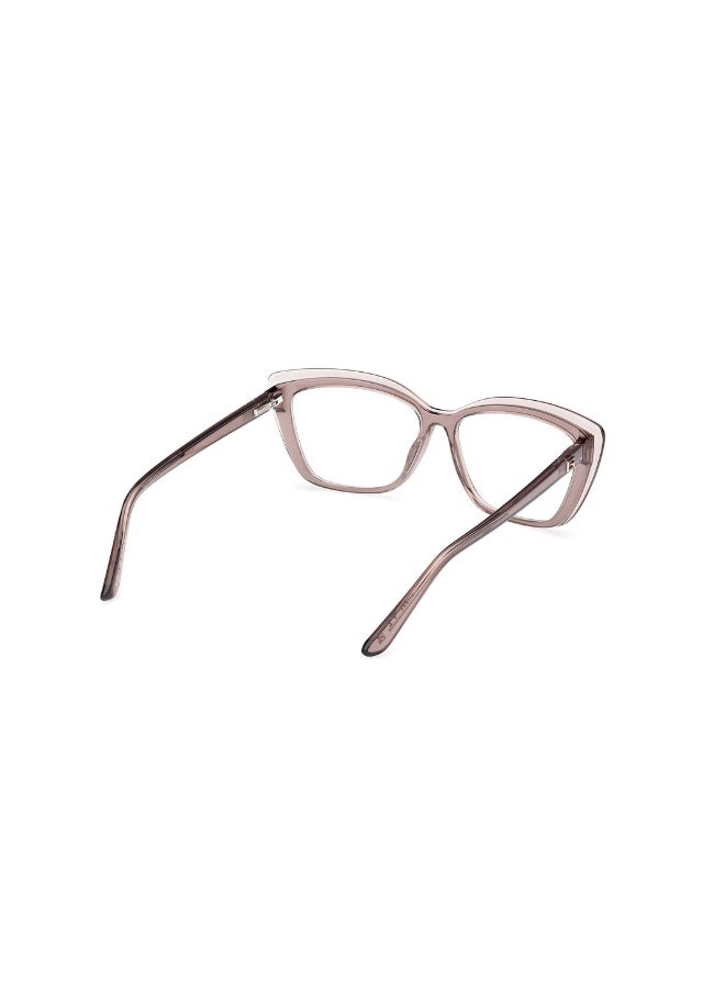 GUESS Gu2977 Square Acetate Frames For Women Size 55, Shiny Beige - Image 5