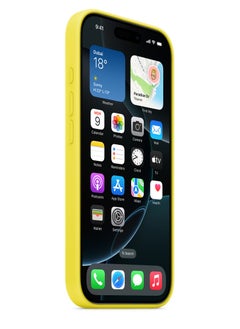Silicone iPhone 16 Pro Silicone Case with MagSafe – Star Fruit  - Image 3