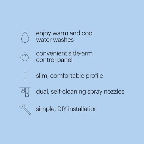 Brondell Bidet - FreshSpa Comfort Plus Bidet Attachment - Dual Temperature and Dual Nozzle with Retractable Nozzles and Self-Cleaning Function - Image 3