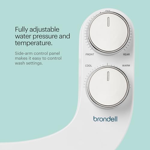 Brondell Bidet - FreshSpa Comfort Plus Bidet Attachment - Dual Temperature and Dual Nozzle with Retractable Nozzles and Self-Cleaning Function - Image 5