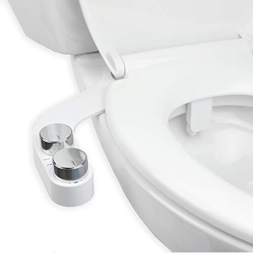 Brondell Bidet - FreshSpa Comfort Plus Bidet Attachment - Dual Temperature and Dual Nozzle with Retractable Nozzles and Self-Cleaning Function - Image 1