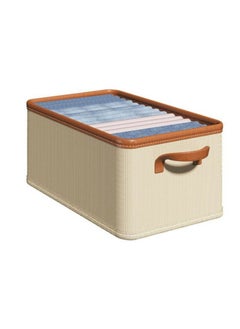 Mei Lifestyle Household Foldable Clothes Storage Boxes Underwear Closet Organizer Wardrobe Drawer 40×25x20CM (25L)  - Image 1