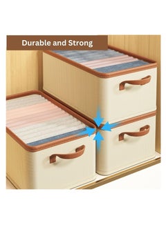 Mei Lifestyle Household Foldable Clothes Storage Boxes Underwear Closet Organizer Wardrobe Drawer 40×25x20CM (25L)  - Image 5