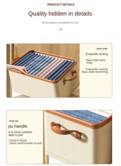 Mei Lifestyle Household Foldable Clothes Storage Boxes Underwear Closet Organizer Wardrobe Drawer 40×25x20CM (25L)  - Image 4