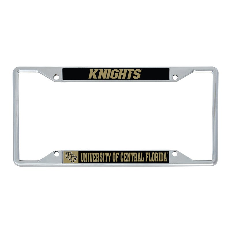 Desert Cactus University of Central Florida Knights UCF Car Accessories Metal License Plate Frame and Tag Holder for Front or Rear of Car (Mascot) - Image 2