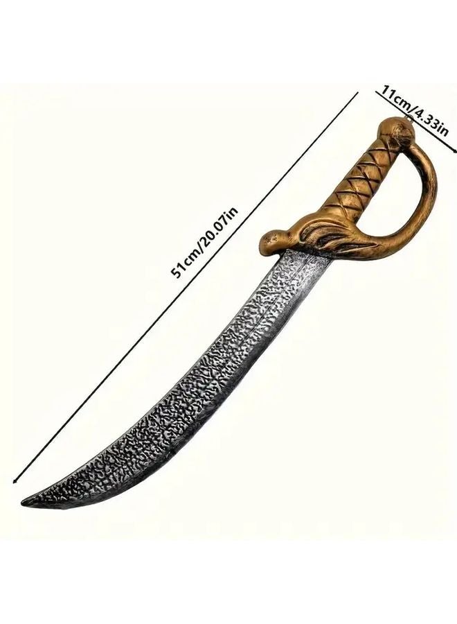 Pirate Knife Plastic Scimitar For Role Playing Party Halloween Christmas Gift - Image 3