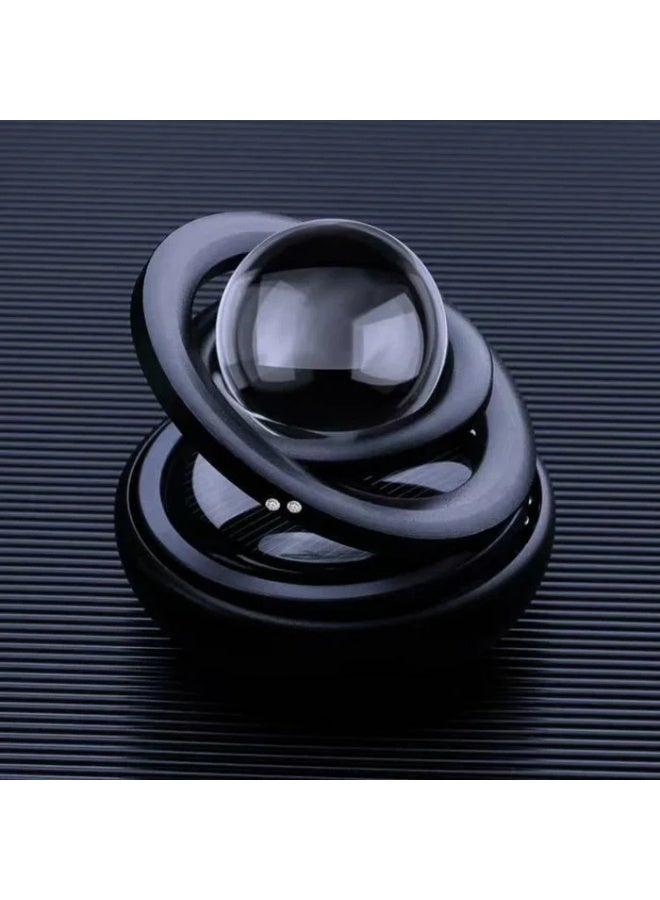 Solar-Powered Rotating Pearl-Shaped Car Air Freshener – Elegant Design with Natural Fragrance Diffusion - Image 2