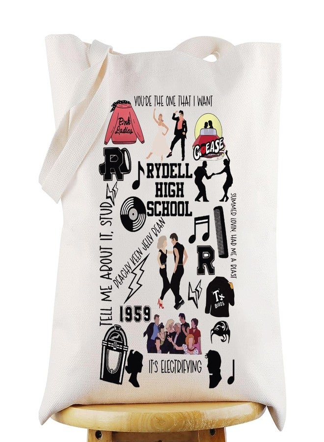 G2TUP Danny & Sandy Musical Tote Bag Danny Fans Gift You’re The One That I Want Theater Shoulder Bag Musical Theatre Merch (You’re The One That TG) - Image 1