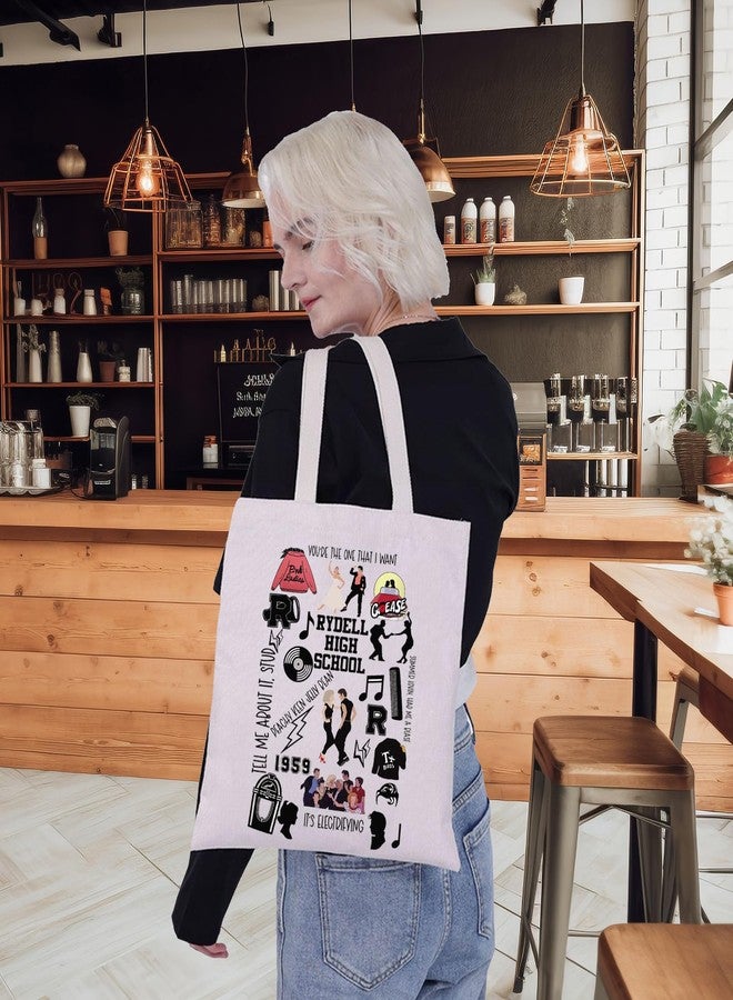 G2TUP Danny & Sandy Musical Tote Bag Danny Fans Gift You’re The One That I Want Theater Shoulder Bag Musical Theatre Merch (You’re The One That TG) - Image 3
