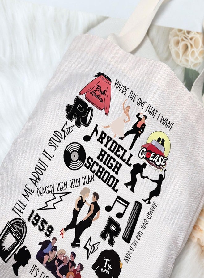 G2TUP Danny & Sandy Musical Tote Bag Danny Fans Gift You’re The One That I Want Theater Shoulder Bag Musical Theatre Merch (You’re The One That TG) - Image 4