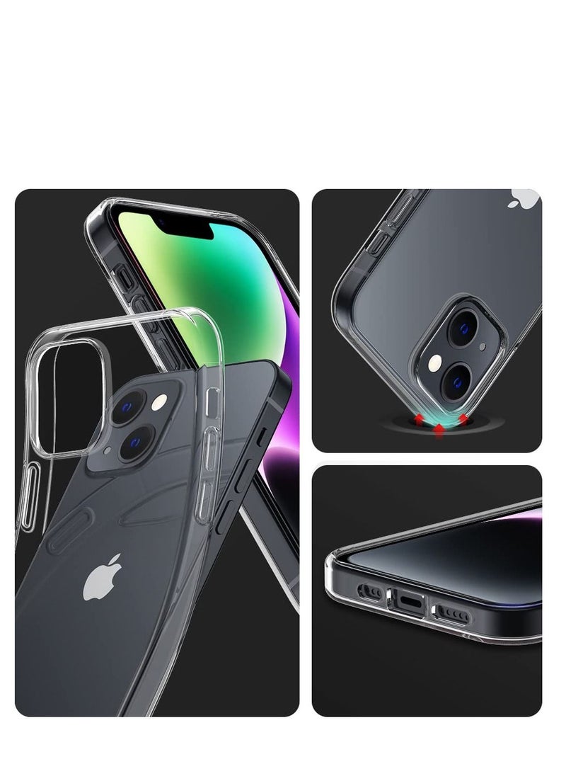 Houmt - iPhone 14 Case Slim Yellowing Resistant Drop Protection Shockproof Protective Phone Cover 6.1 inch - Image 1