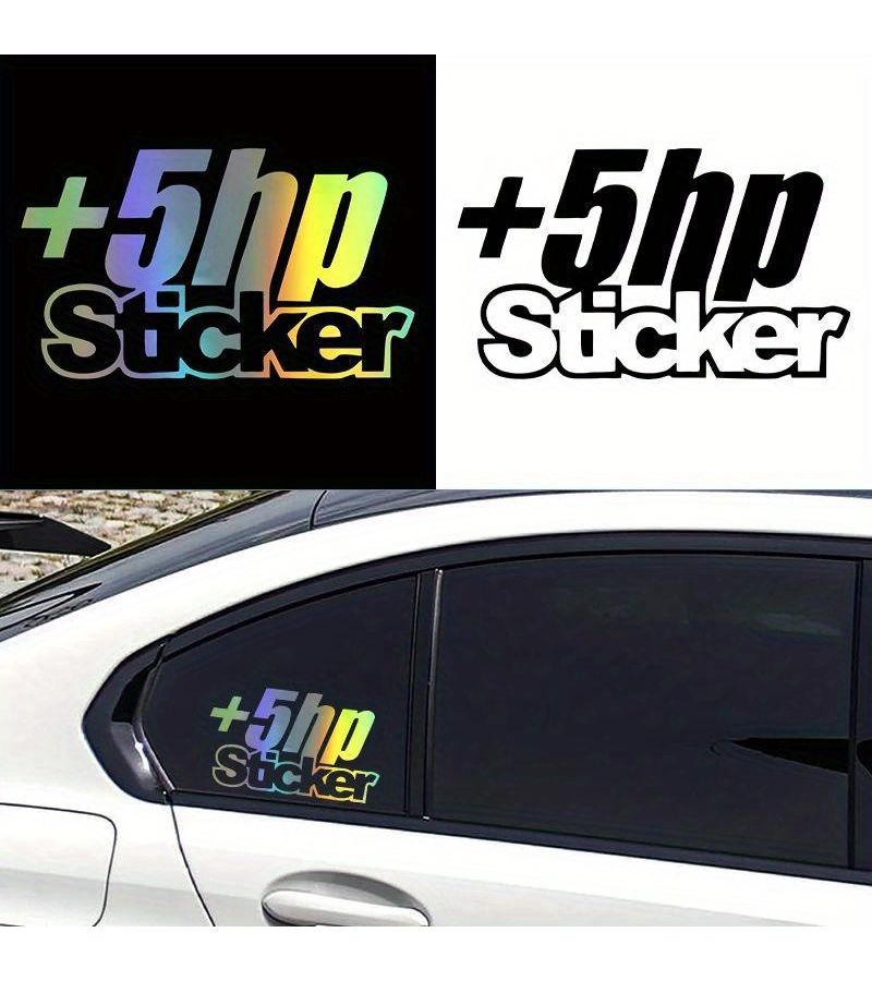 ملصق ديكال شاحنة JDM بينالي الشارقة من الفينيل أبيض سخيف انجراف مقاس 5.12 بوصة × 3.03 بوصة - Image 3