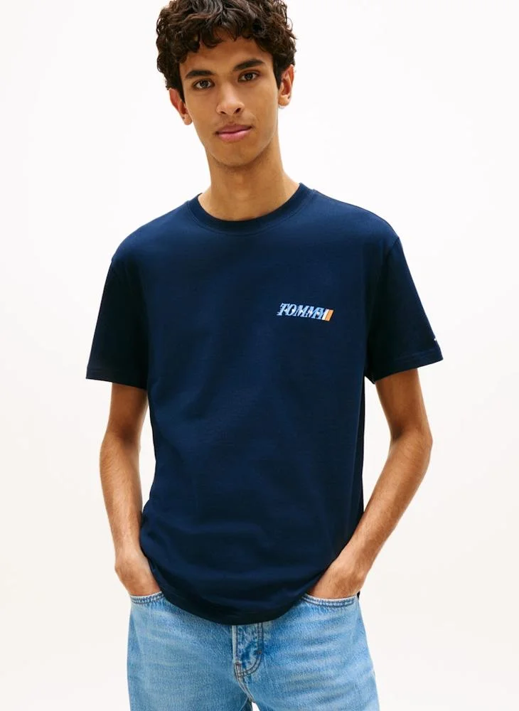 TOMMY JEANS Vintage Back Logo Jersey T-Shirt