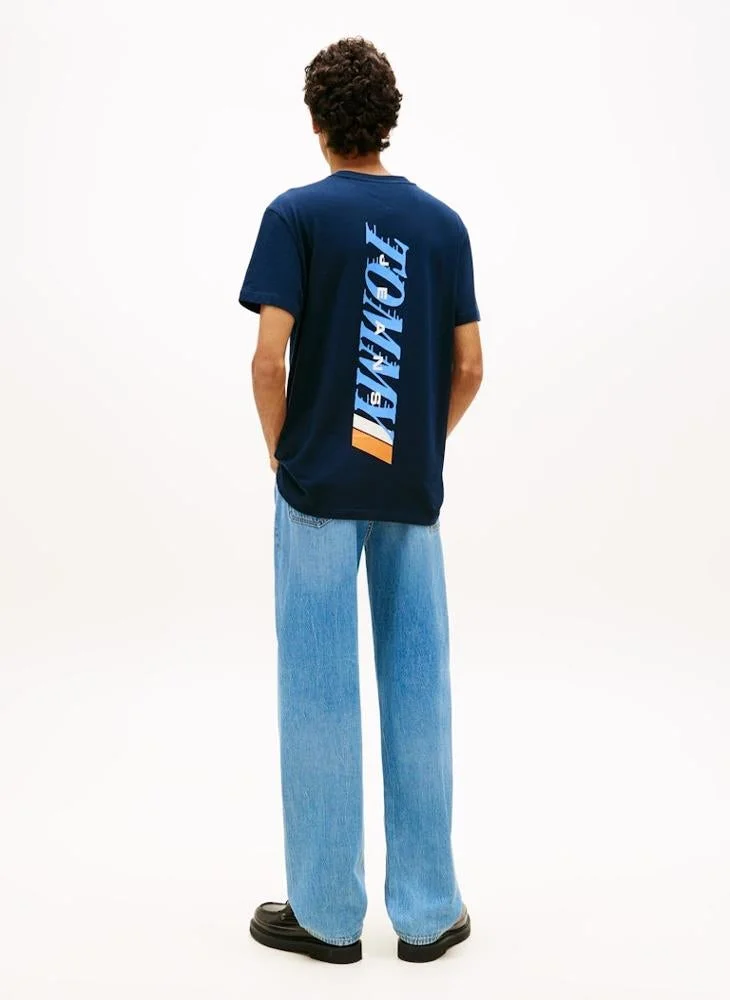 TOMMY JEANS Vintage Back Logo Jersey T-Shirt