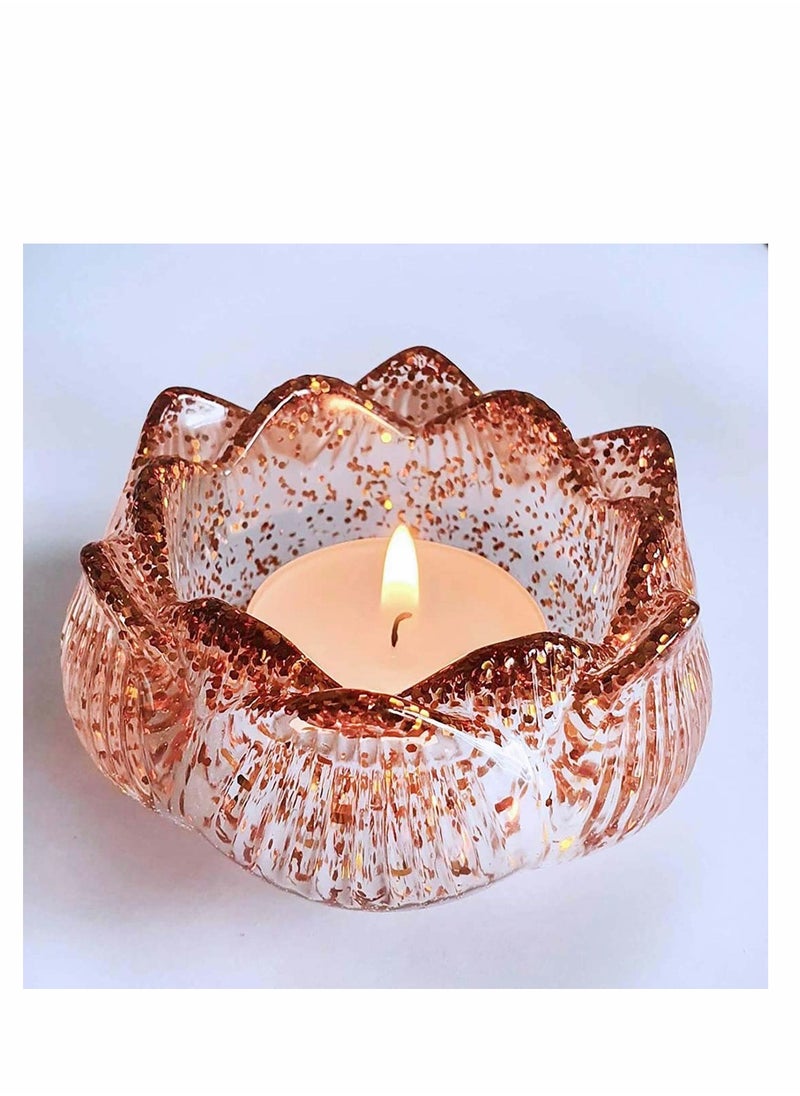 Excefore 2 Pcs Lotus Tealight Candles Holders Flower Epoxy Resin Casting Moulds Candlestick Epoxy Silicone Mould for Making Candle Holder Tea Light Holder Jewelry Box  - Image 5