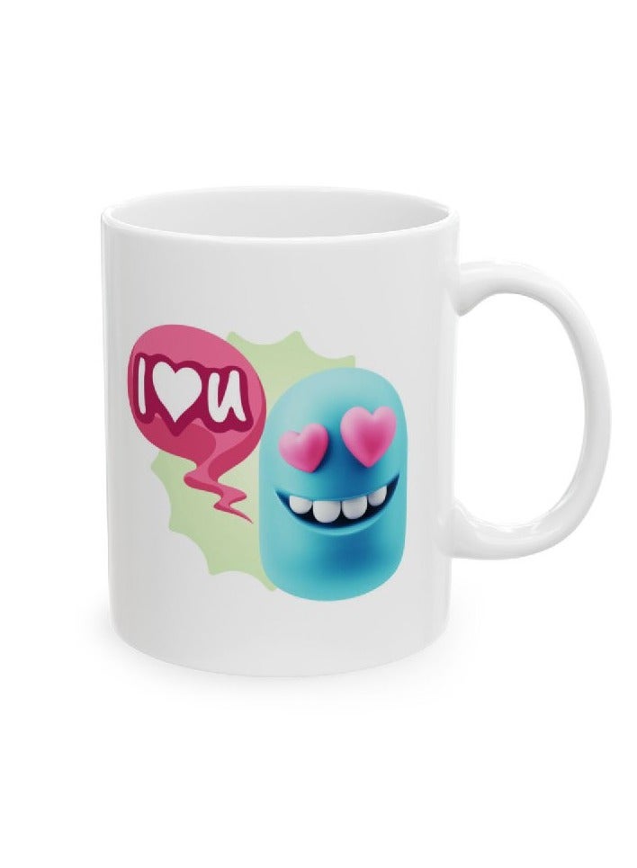Sending My Love Printed Coffee Mug  - Image 1