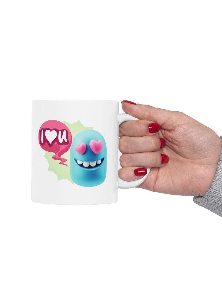 Sending My Love Printed Coffee Mug  - Image 2