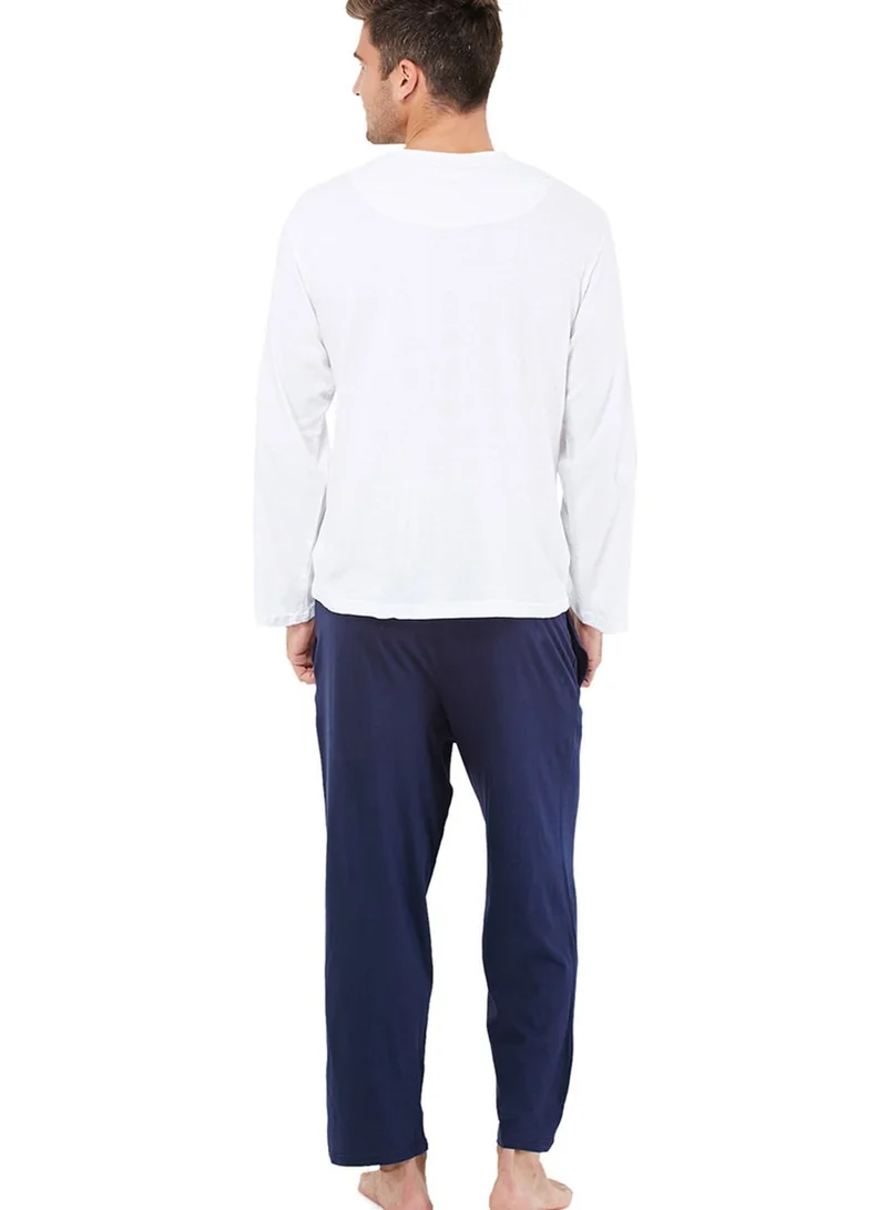 Cottny T-Shirt & Long Bottom PJ Set