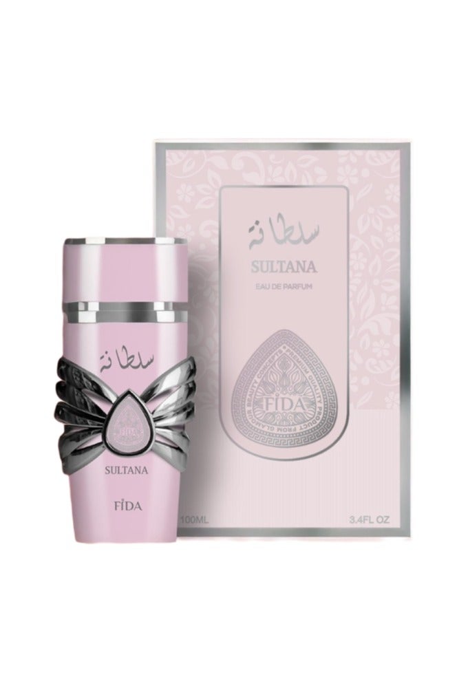 فيدا عطر سلطانة أو دو بارفان من فيدا - 100 مل | عطر نسائي فخم بثبات عالي ولمسة زهرية شرقية فاكهية - Image 1