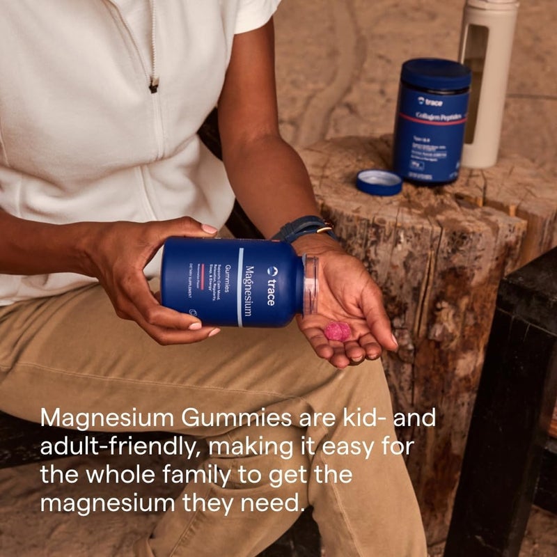 Trace Minerals Magnesium 84mg  Chewable Magnesium Supplement for Bone  Heart Health Support  Immune System Support  Aids Relaxation  Healthy Sleep  Watermelon 120 Gummies 120 Servings - Image 4