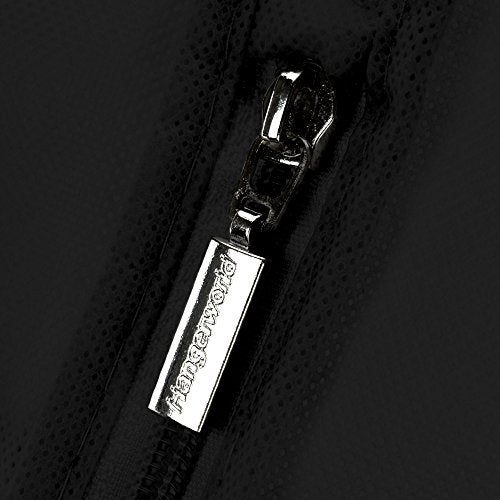 HANGERWORLD 60" Dress Bag, Garment Bags for Storage Hanging Clothes Suit Cover (3, Black) - Image 5
