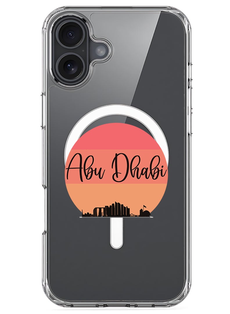 Theodor Magnetic Case for Apple iPhone 17 Compatible with MagSafe Wireless Charging, Shockproof Phone Bumper Cover - Abu dhabi Sun - Image 1