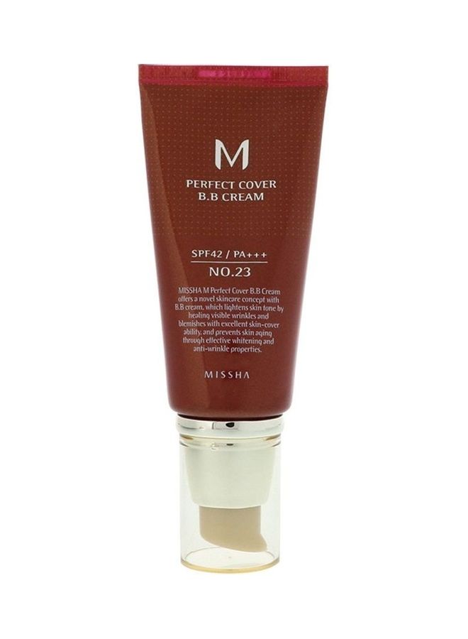 ميشا كريم BB طراز SPF 42 PA+++ لتغطية مثالية 23 بيج طبيعي - Image 1