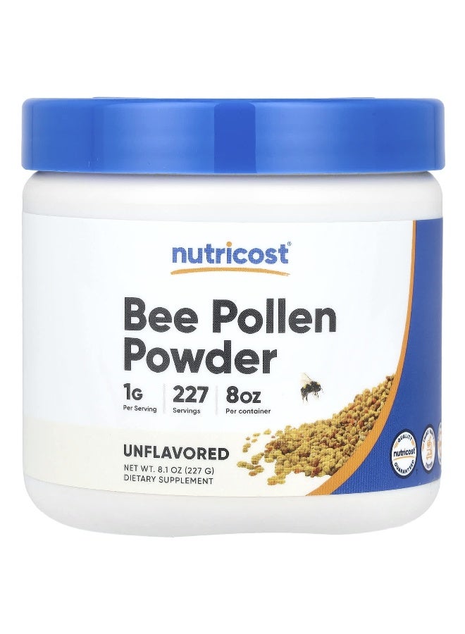 Nutricost, Bee Pollen Powder, Unflavored, 8.1 oz (227 g) (Packaging may vary) - Image 1