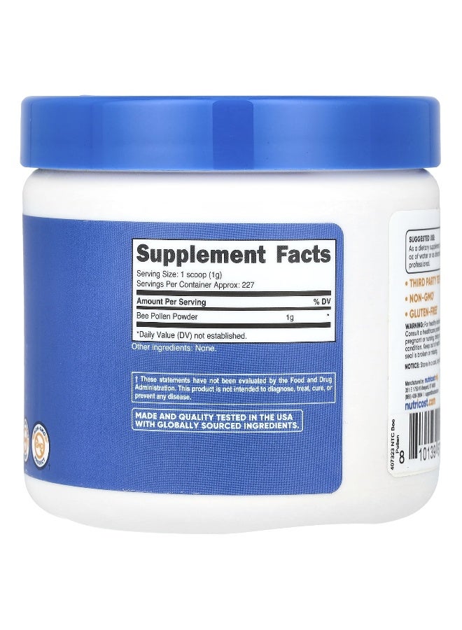 Nutricost, Bee Pollen Powder, Unflavored, 8.1 oz (227 g) (Packaging may vary) - Image 2
