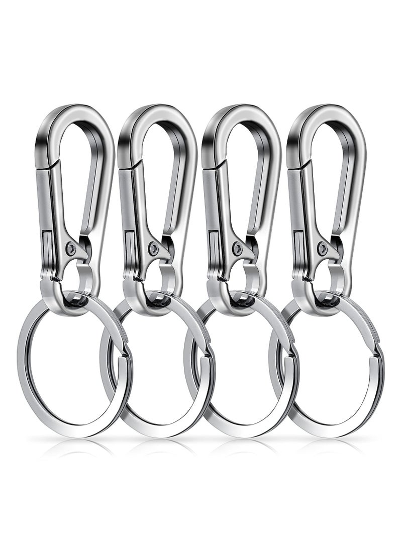 Metal Keychain Hiking Buckle Clip Key Ring Key Ring Chain Clip Hook Holder - Image 1