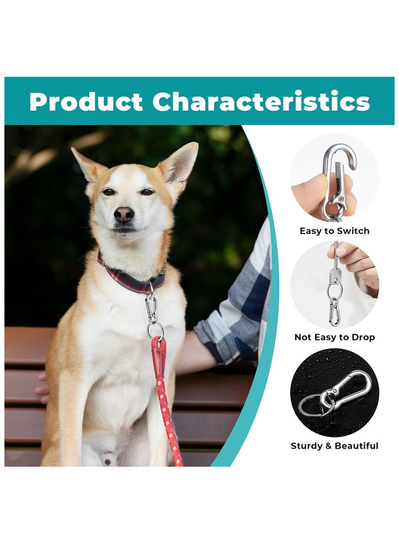 Metal Keychain Hiking Buckle Clip Key Ring Key Ring Chain Clip Hook Holder - Image 5