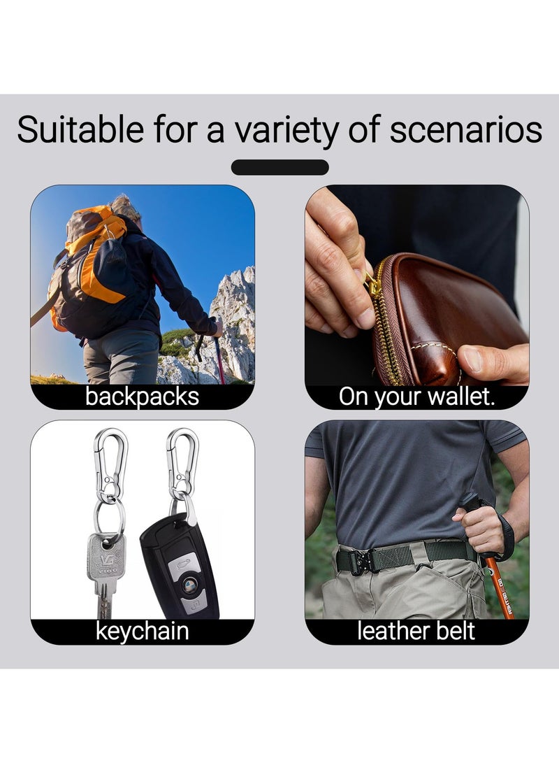 Metal Keychain Hiking Buckle Clip Key Ring Key Ring Chain Clip Hook Holder - Image 3