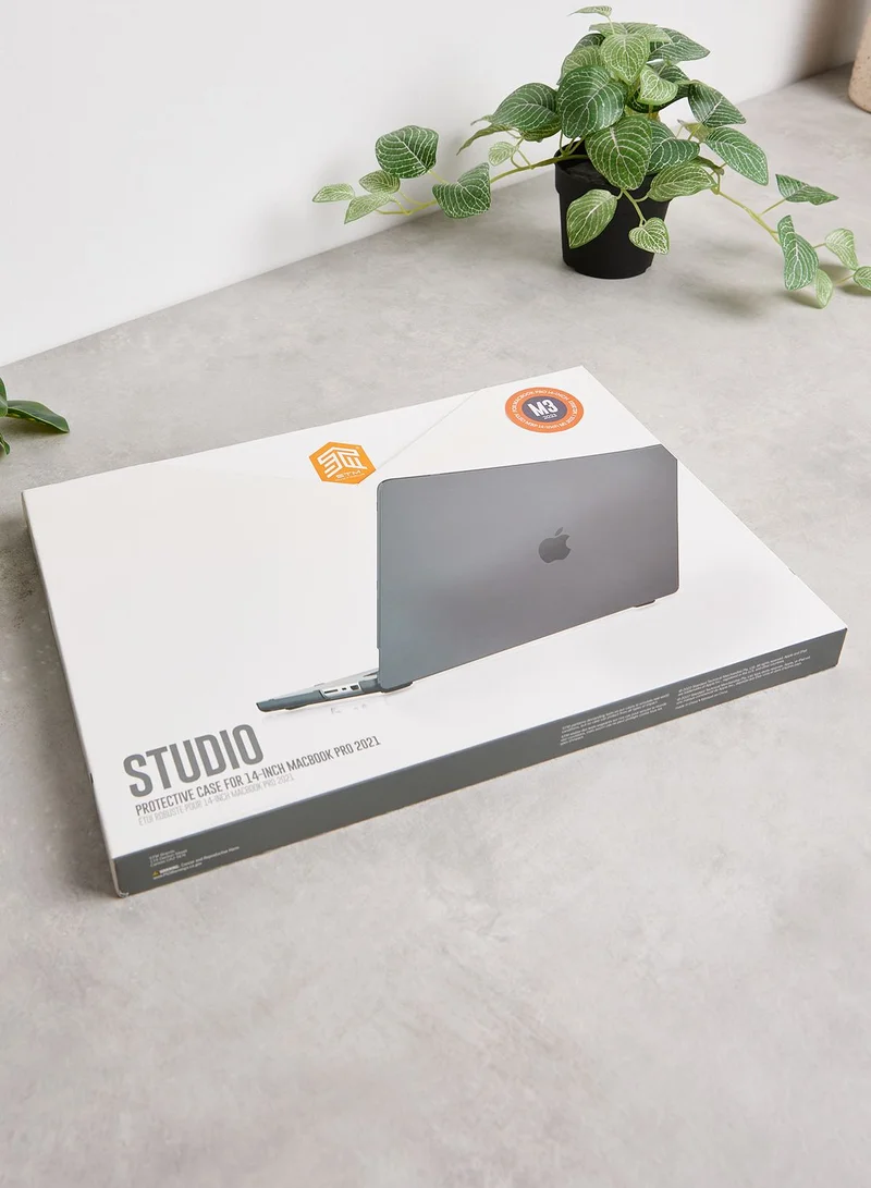STM Stm - Studio - Macbook Pro 14" M3 2023 / M2Pro / M2Max / M22021 Ap - Dark Smoke