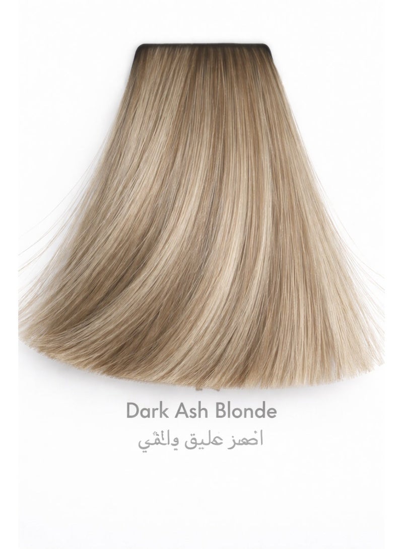 VIZO PROFESSIONAL vizo permanent hair color cream 6.1 DARK ASH BLONDE 120ML - Image 2