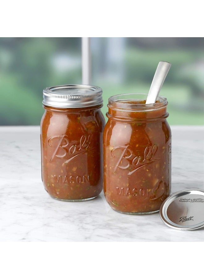 Ball Pint Jar, Regular Mouth, 16 Oz 2 Count, 2 Count (Pack Of 1)  - Image 4