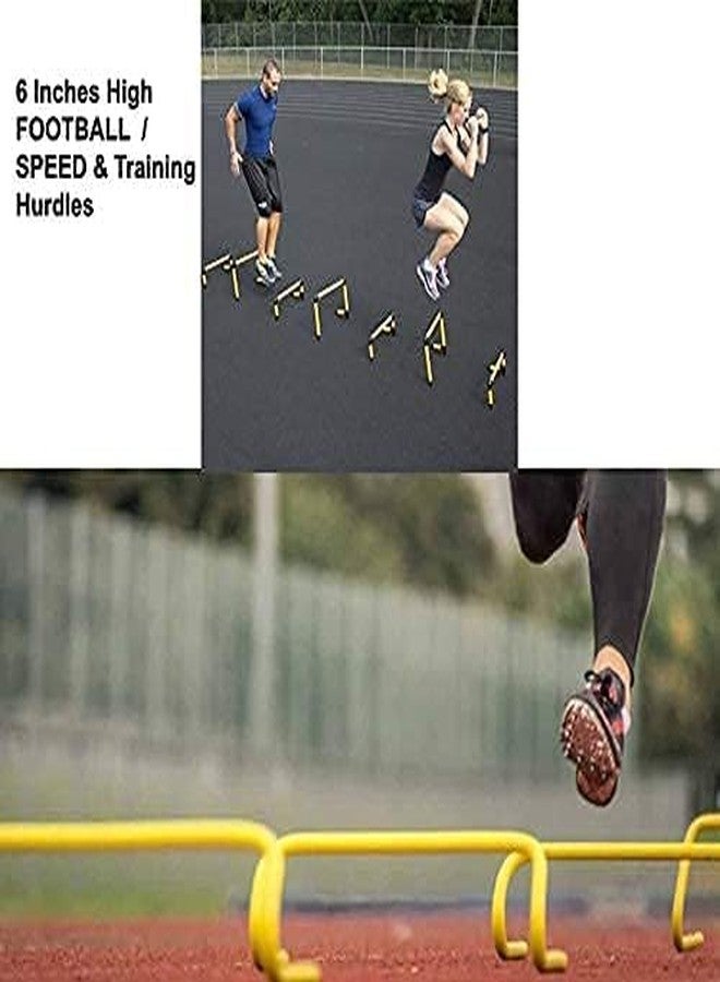 Craze Kick Sports Complete Agility Training Kit: 4m Ladder, 20 Saucers, 6 Cones (6"), 6 Hurdles (40cm) with Carry Bag - All-in-One Solution for Enhancing Speed, Agility, and Athletic Performance - Image 3