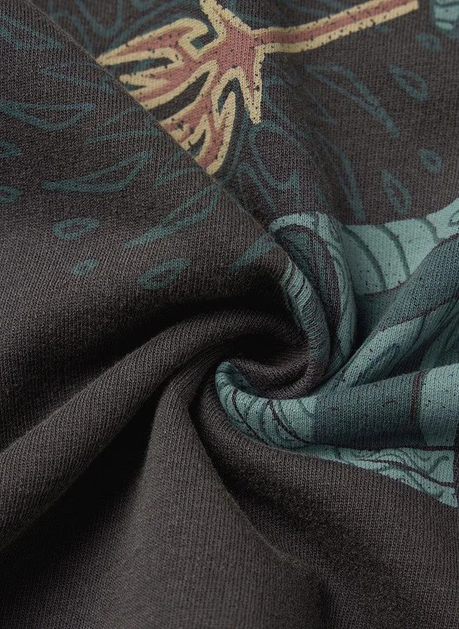 The Souled Store  The Souled Store Men's Oversized Mythology Grey T-Shirt  | Best Price UAE