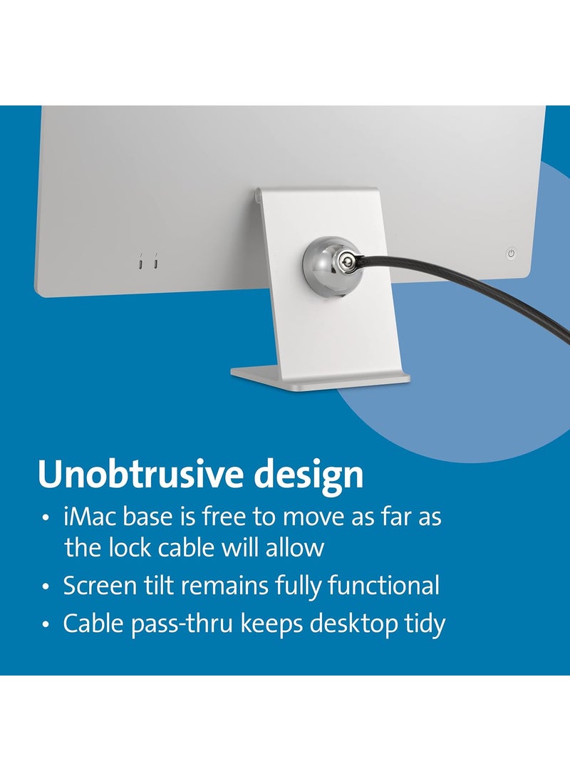 Kensington Kensington SafeDome Cable Lock for iMac 24 inch 2021 K68995WW Silver  - Image 4