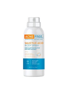 AcneFree Salicylic Acid Body Spray Pore Clarifying Solution For Chest And Back 5 Ounce  - Image 1