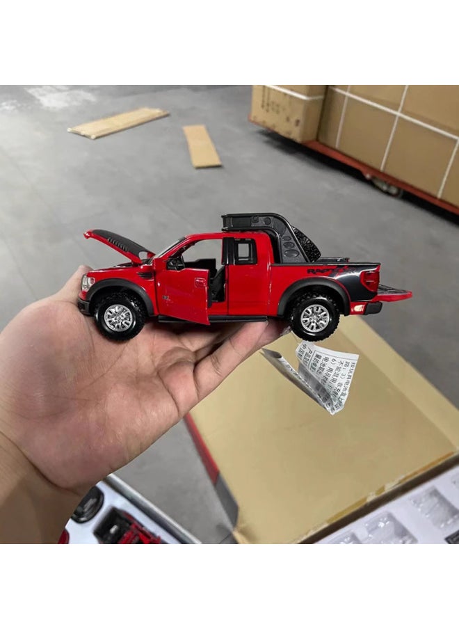 (Jiaye Bulk) Simulation F150 Pickup Wild Alloy Car Model Ornament Toy-Color:Cz24472 Chezhi 24 Scale A8 Black  - Image 4