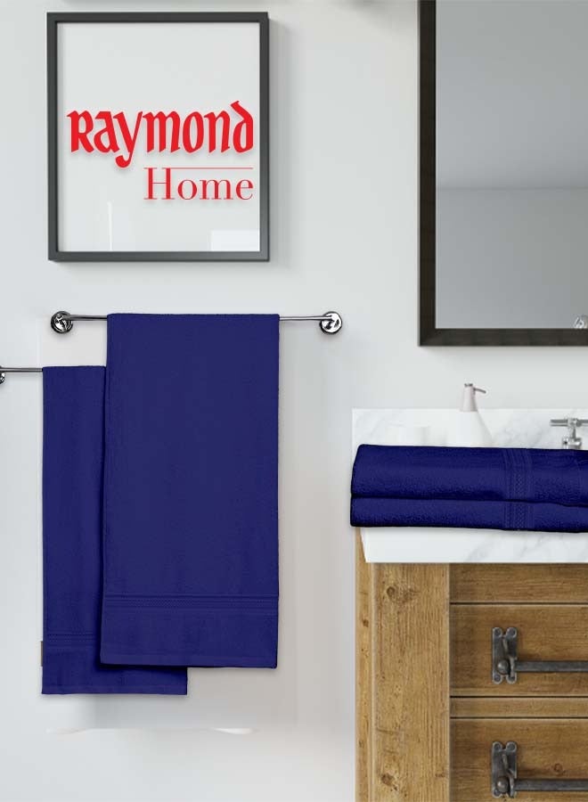 Raymond Raymond Home Towel Gift Sets 450 GSM 2 Bath & 2 Hand Towels Super Soft  Pure Cotton (75 x 150 cm(1)+ 60 x 120 cm(1) + 40 x 60 cm (2)) Towel  - Image 3
