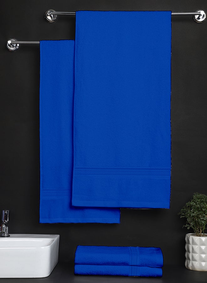 Raymond Raymond Home Towel Gift Sets 450 GSM 2 Bath & 2 Hand Towels Super Soft  Pure Cotton (75 x 150 cm(1)+ 60 x 120 cm(1) + 40 x 60 cm (2)) Towel  - Image 2