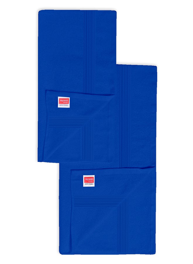 Raymond Raymond Home Towel Gift Sets 450 GSM 2 Bath & 2 Hand Towels Super Soft  Pure Cotton (75 x 150 cm(1)+ 60 x 120 cm(1) + 40 x 60 cm (2)) Towel  - Image 4