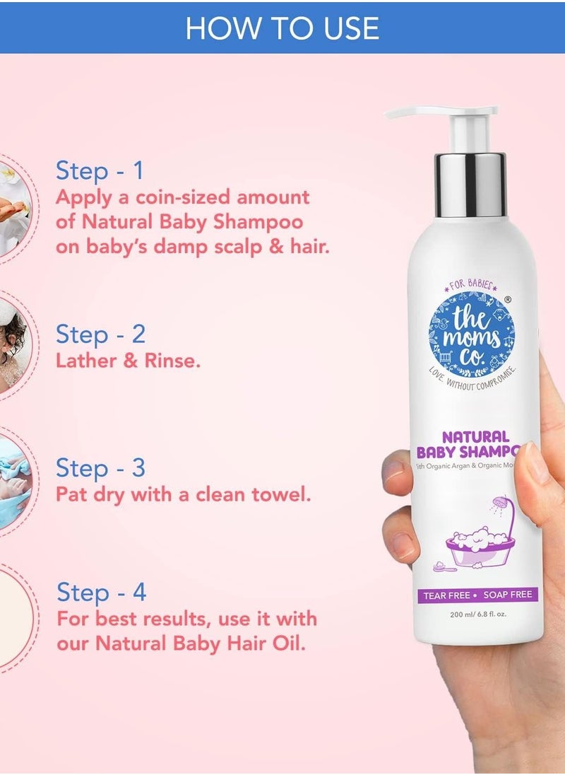 The Moms Co. Tear-Free Natural Baby Shampoo (200ml)