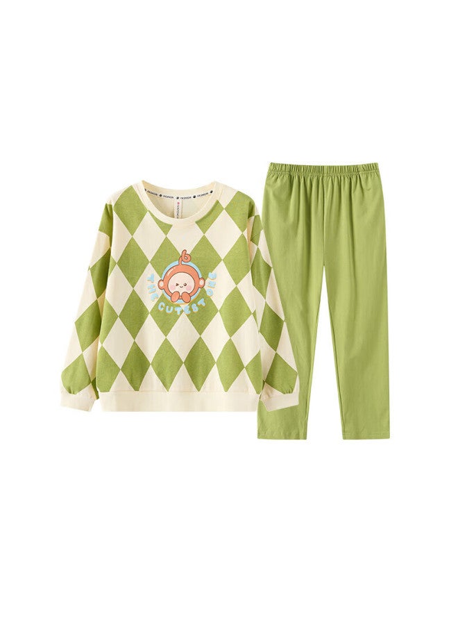 Fenton Fenteng Children's Pajamas For Boys, Pure Cotton Spring Season, Older Boys Can Wear Outside, Boys' Loungewear Q9x24790048 - Image 3