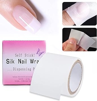 no لاصق ألياف زجاجية لإصلاح الأظافر رقم 4، لفة ذاتية اللصق، مضاد للتلف، أداة فن الأظافر لتقوية وتدعيم الأظافر، للاستخدام المنزلي أو في الصالون - Image 3