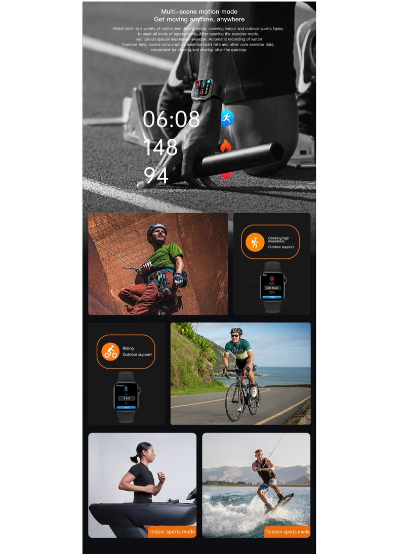 AROAQ - New Arrival 2.2inch Screen NFC M9 Pro Max Smart Watch Iwo Series9 M9 pro max smartwatch - Image 1